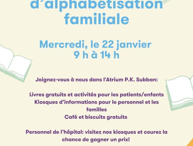 Journée d’alphabétisation familiale