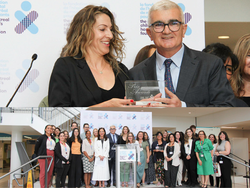 Le Centre pour la douleur complexe reçoit un prix d&rsquo;excellence de la Fondation de l&rsquo;HME